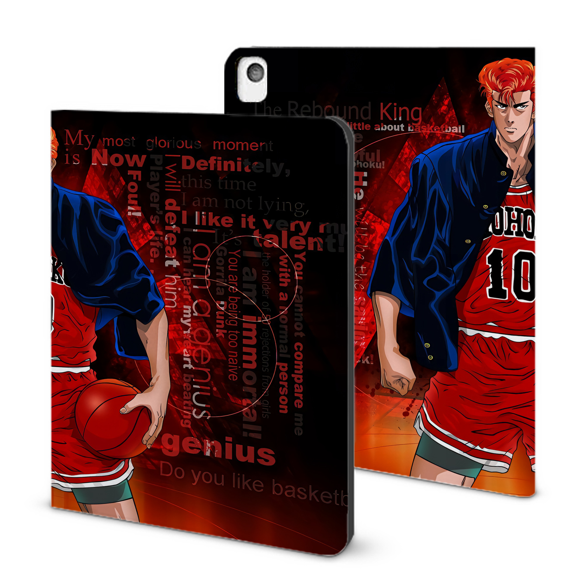 （画像用） SLAM DUNK／スラムダンク IPadケース ペンホルダー付き ブックスタイルデザイン